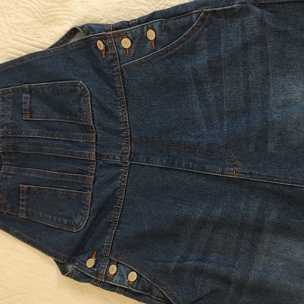 Miss Look Woman's Denim Jean Overalls/Size 3XL - Picture 6 of 12